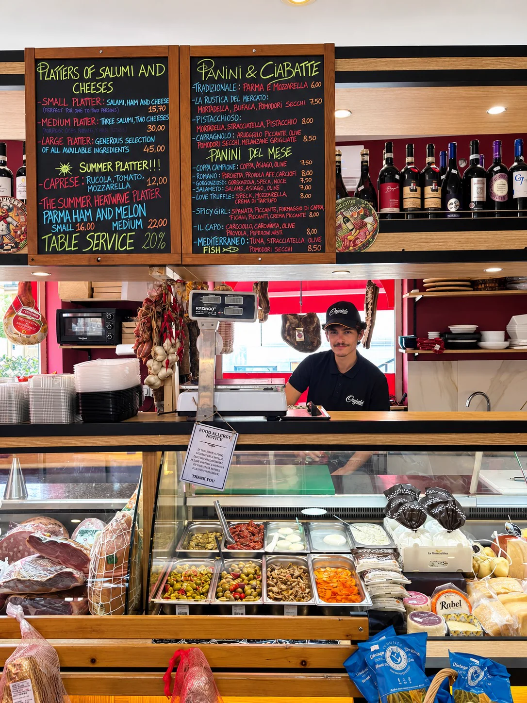 The team behind the counter at Origini Salumeria in Swieqi